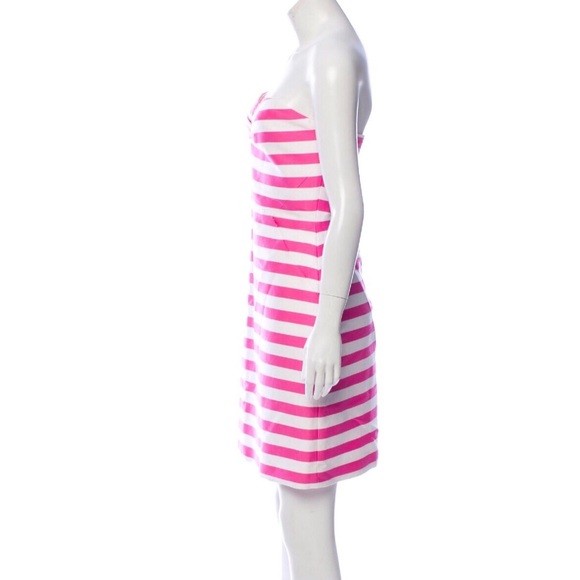 Kate Spade Striped Betsy Strapless Dress Size 8 🆕 - Picture 4 of 7